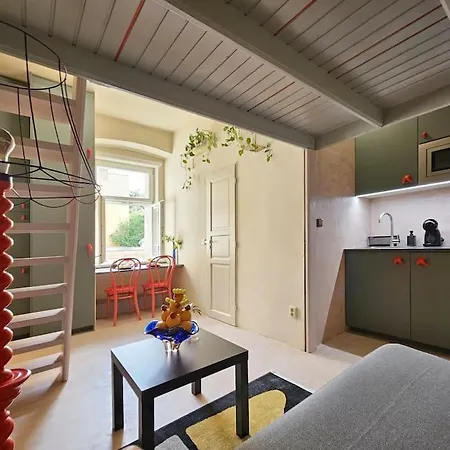 Artistic Designer Zizkov Appartement Praag