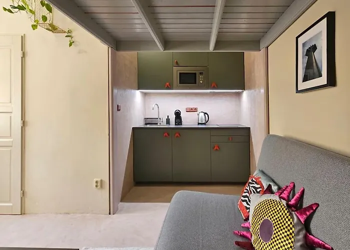 Artistic Designer Zizkov Lägenhet *